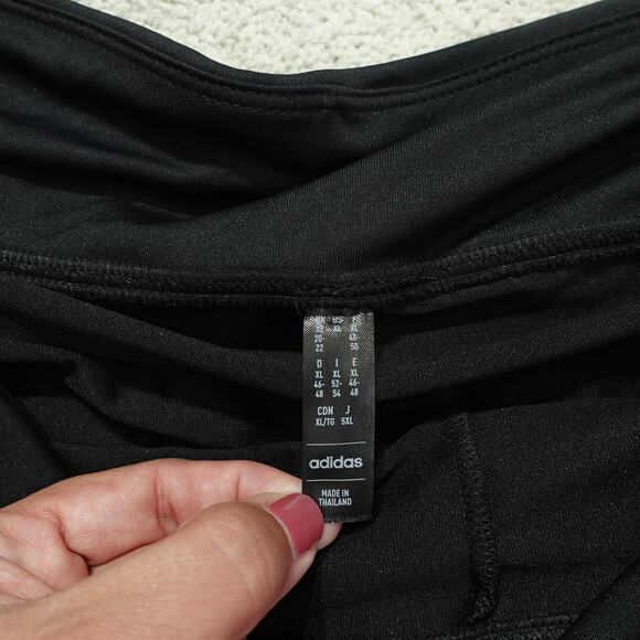 NWT Adidas Womens Club Tennis Skirt Mid-Rise Elastic Waist Stretch Black Size XL - Picture 6 of 9